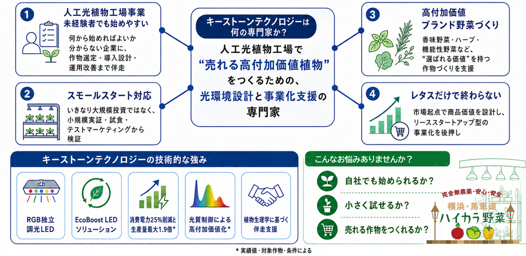 高付加価値植物工場